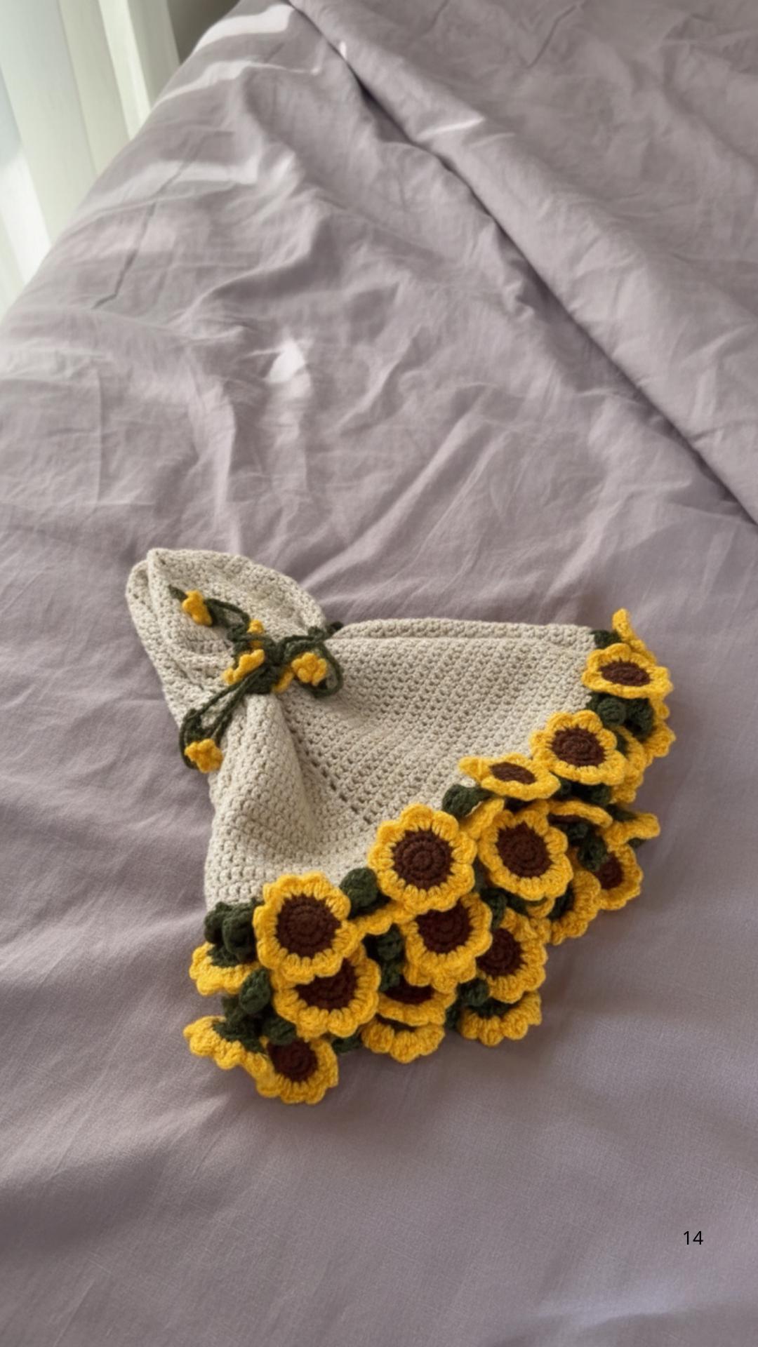 Crochet Flower Bouquet Blanket, Handmade Rose Floral Throw, Valentines Day Gift, Mother’s Day Gift, Wedding Anniversary, Unique Gift for Her