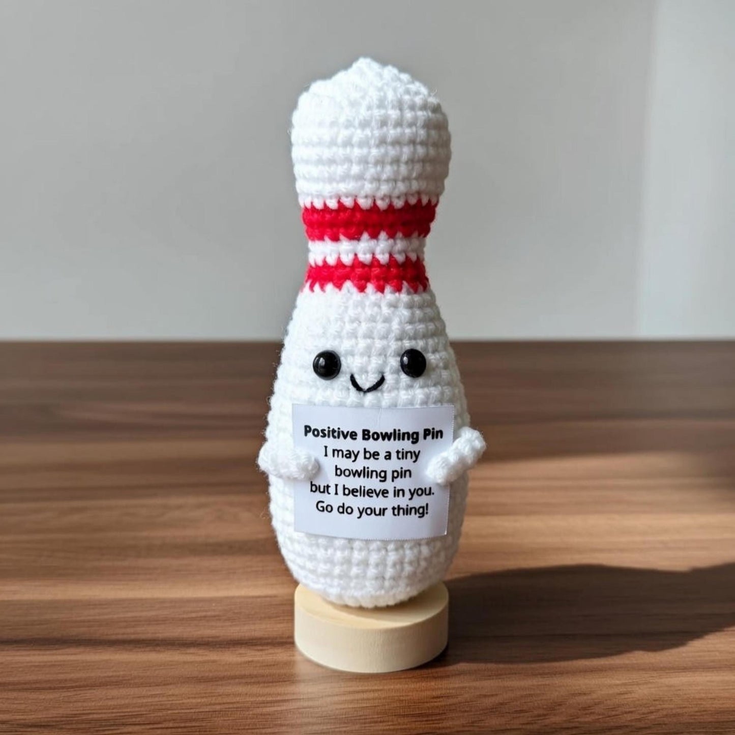 Crochet Bowling Pin & Ball, Emotional Support Amigurumi