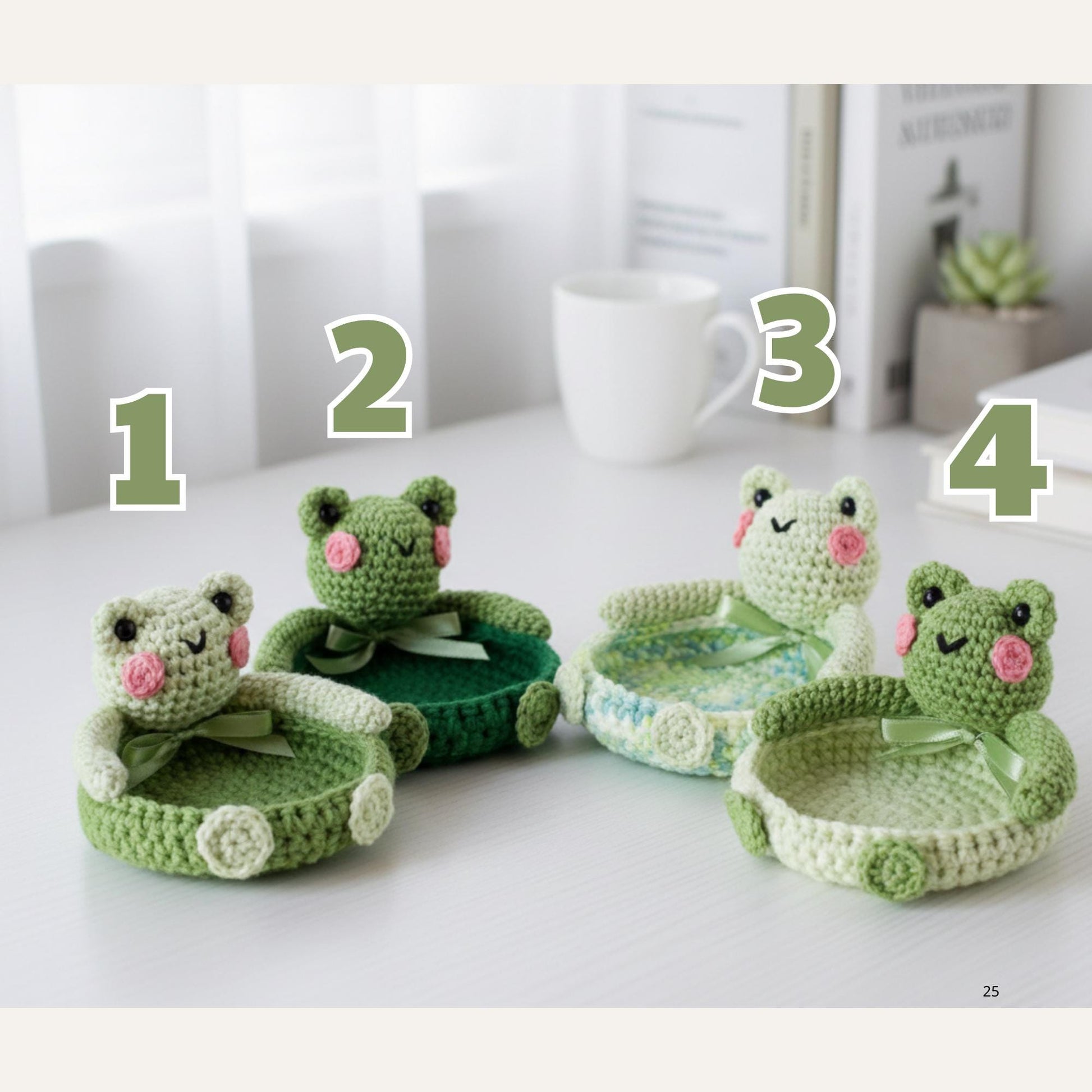 Crochet Animal Coaster, Kawaii Bear Duck Frog Mug Mat, Handmade Amigurumi Desk Decor, Small Housewarming Gift