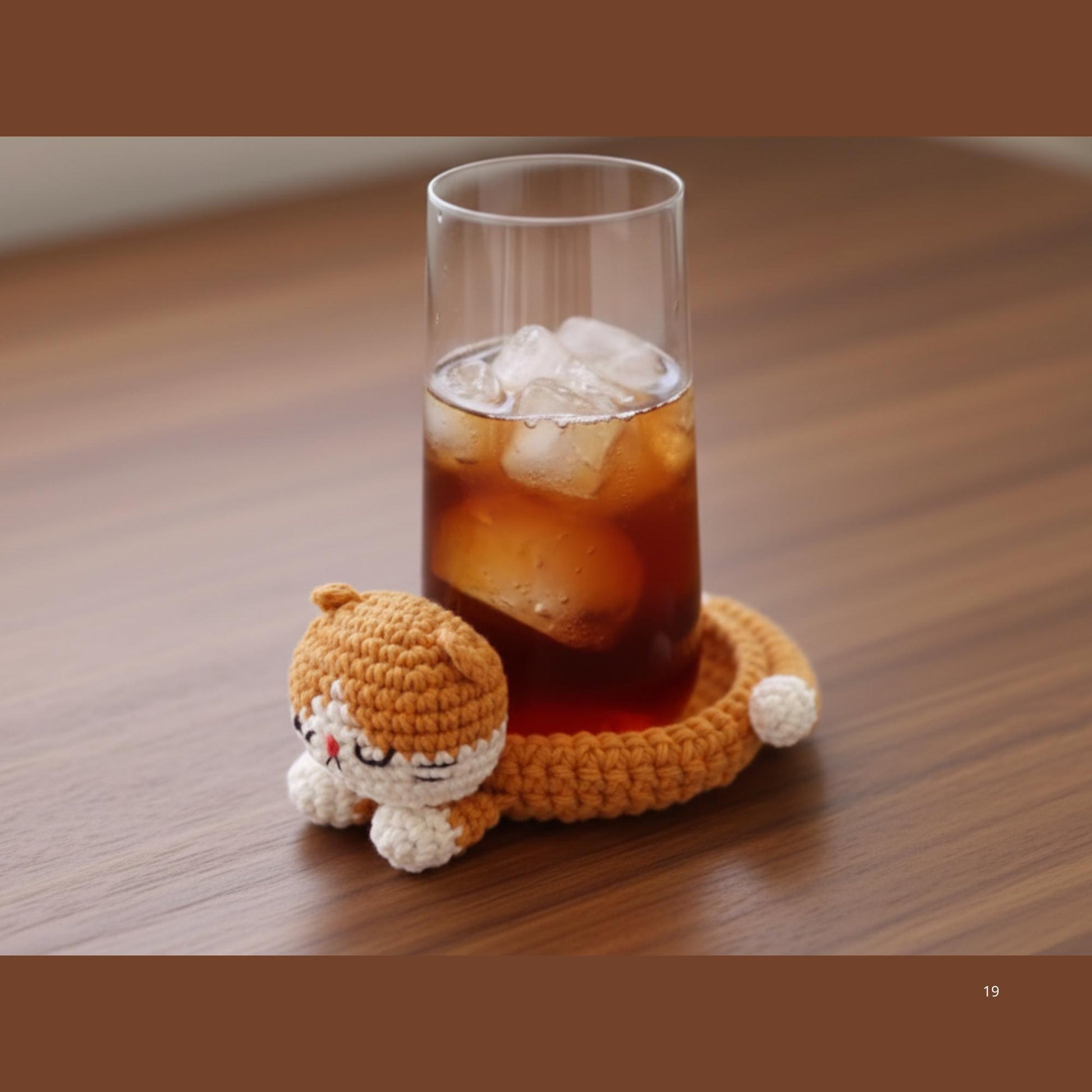 Handmade Crochet Cat Coaster, Amigurumi Mug Mat, Cute Kawaii Cat Drink Coaster, Cotton Drink Coaster, Gift for Cat Lovers, Housewarming Gift