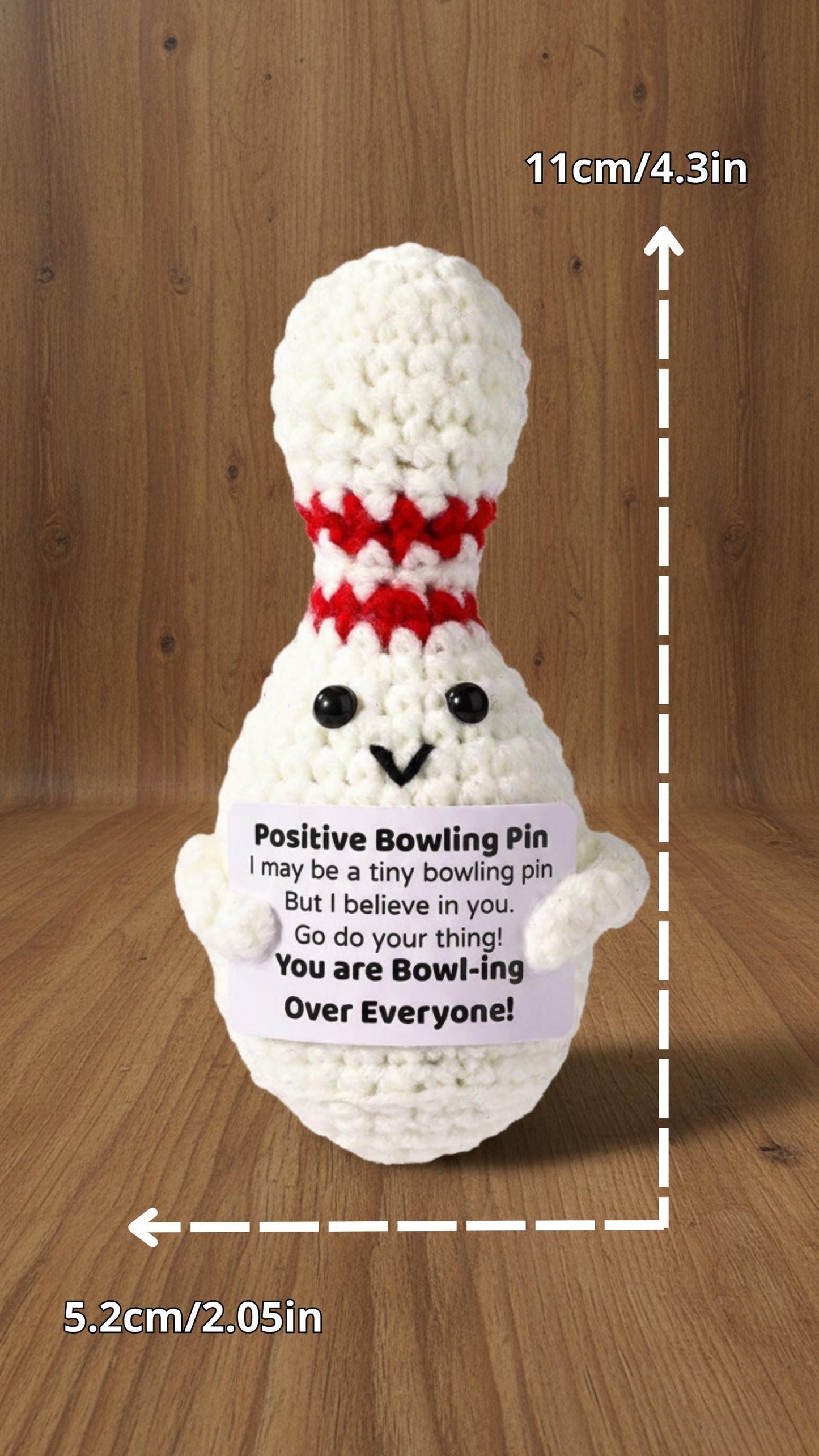 Crochet Bowling Pin & Ball, Emotional Support Amigurumi