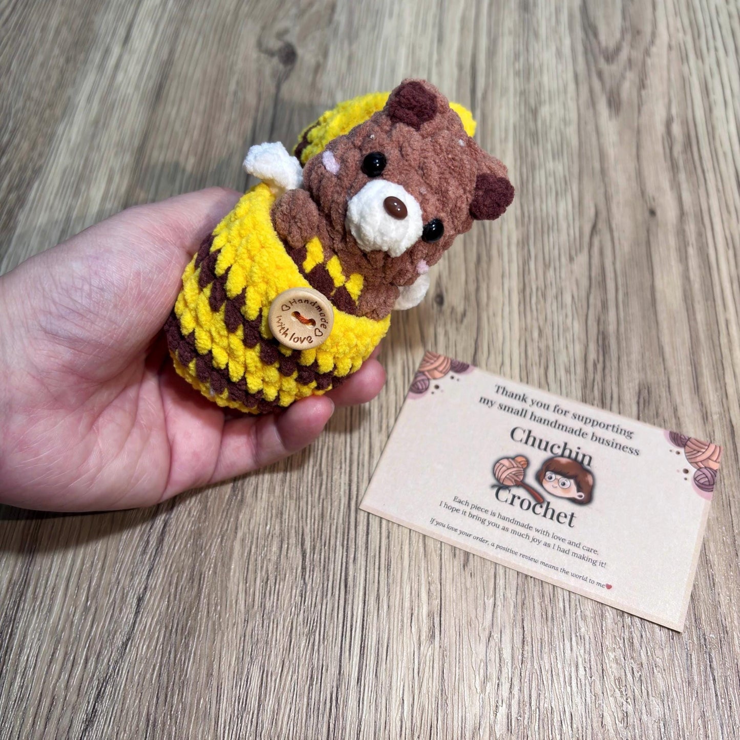 Mini Hatching Animals Crochet Plush, Easter Egg Animals, Bunny Chick Bee Bear Cow, Handmade Amigurumi Spring Gift, Cute Pocket Size Toy